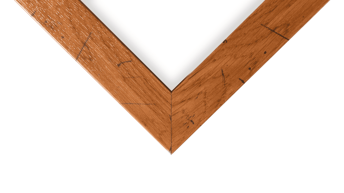 Distressed Oak 1" Flat Picture Frame, photo 2