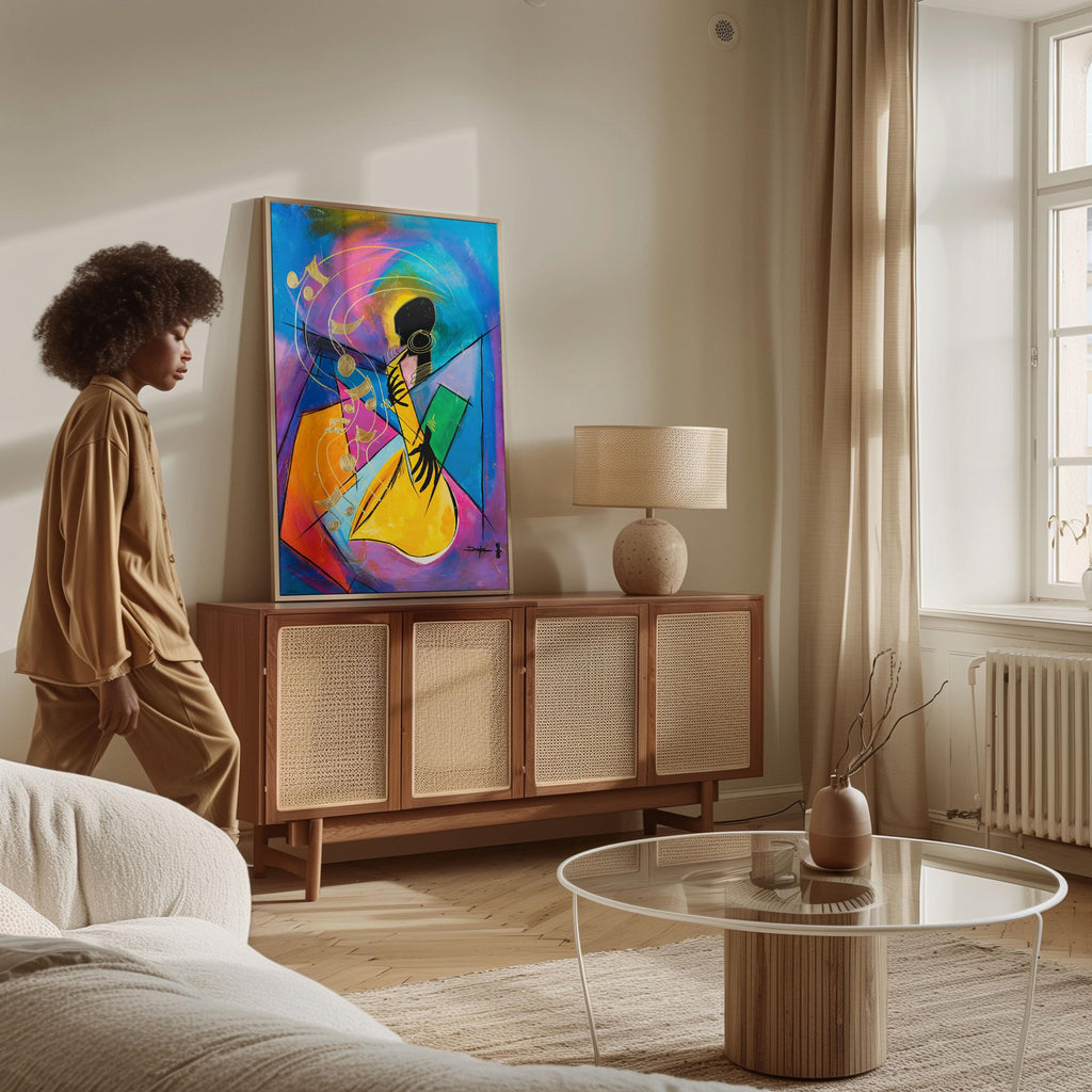 Lady Sax by Doyle Art Print, photo 4