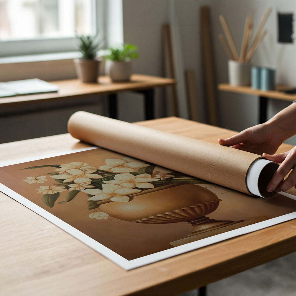 Golden Blossoms I by Shepherd Art Print, photo 5