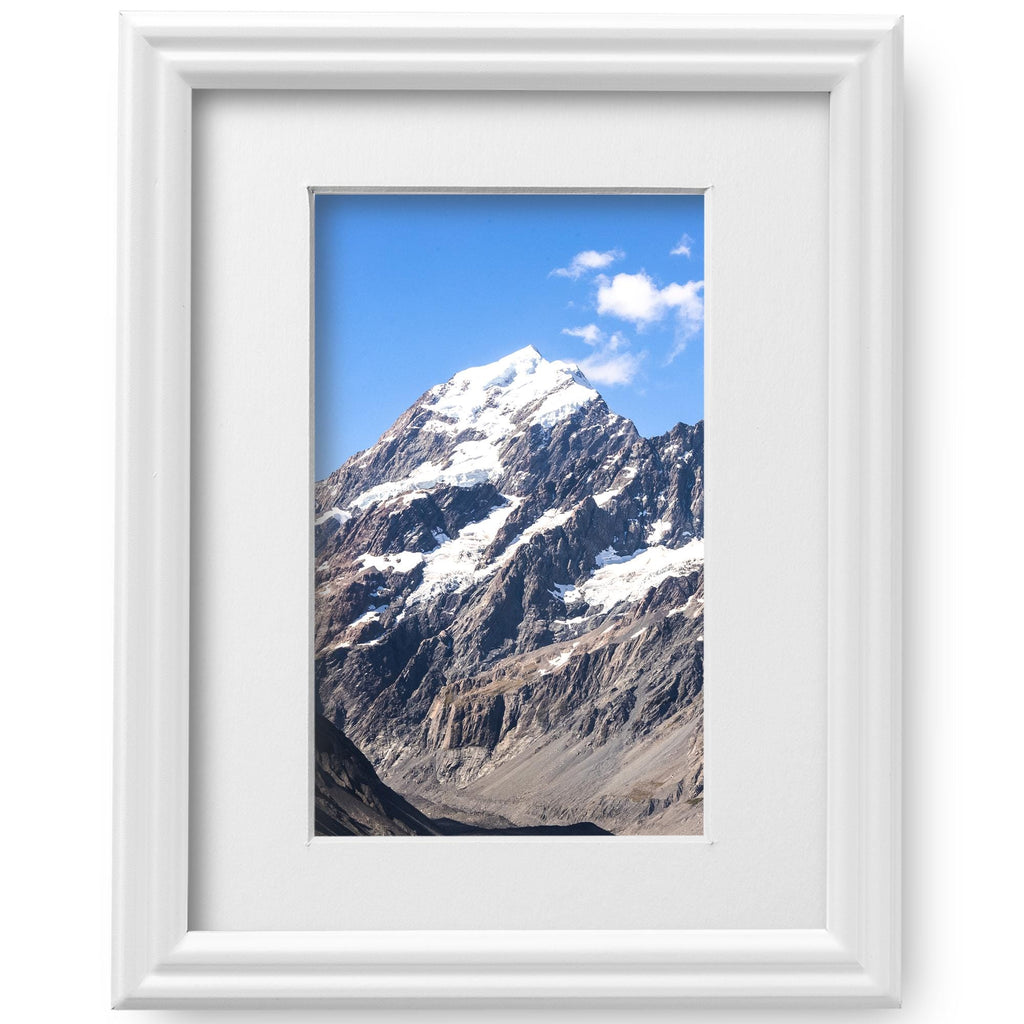 8x10 White Picture Frame Matted to 5x7