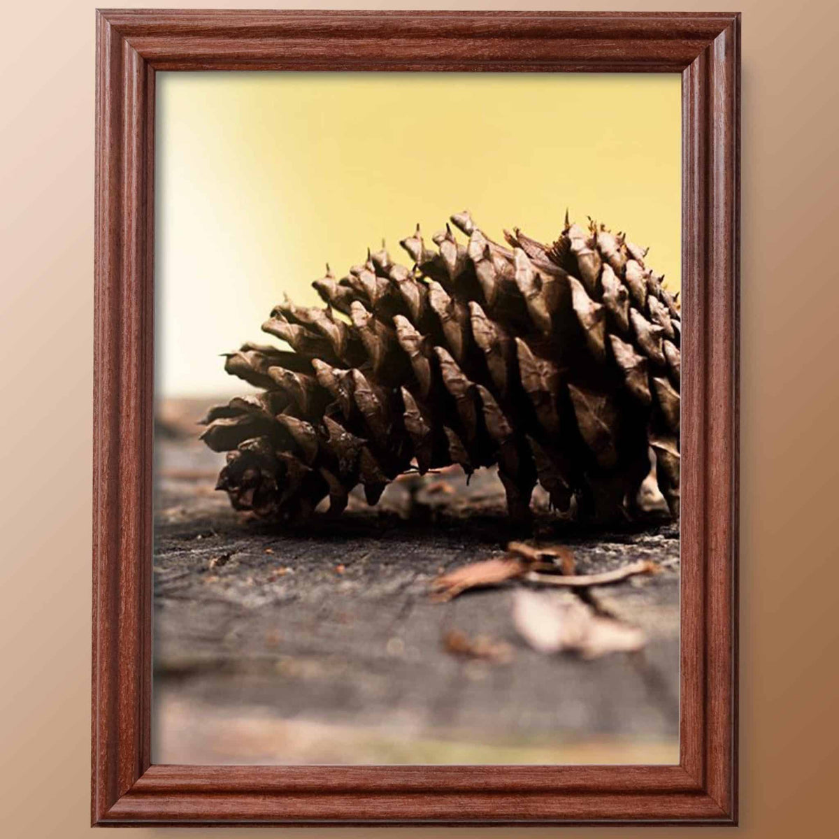Walnut Brown .75" Solid Wood Picture Frame, photo 3