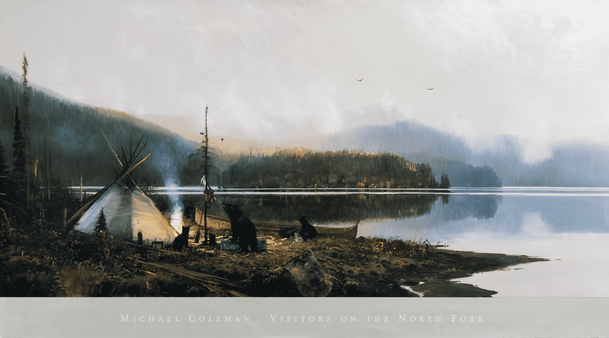 Visitors on the North Fork by Coleman art print