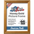 Honey Gold .75" Solid Wood Picture Frame