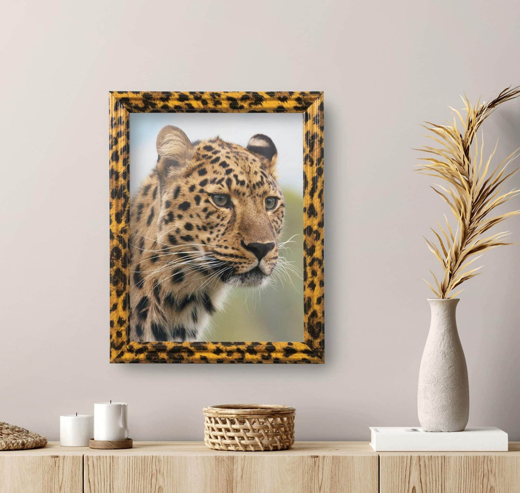 Leopard Print .75" Solid Wood Picture Frame, photo 4