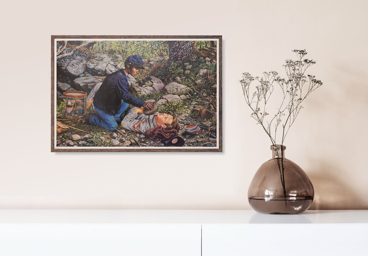 If Thine Enemy Thirst by Janice Hues Art Print, photo 3
