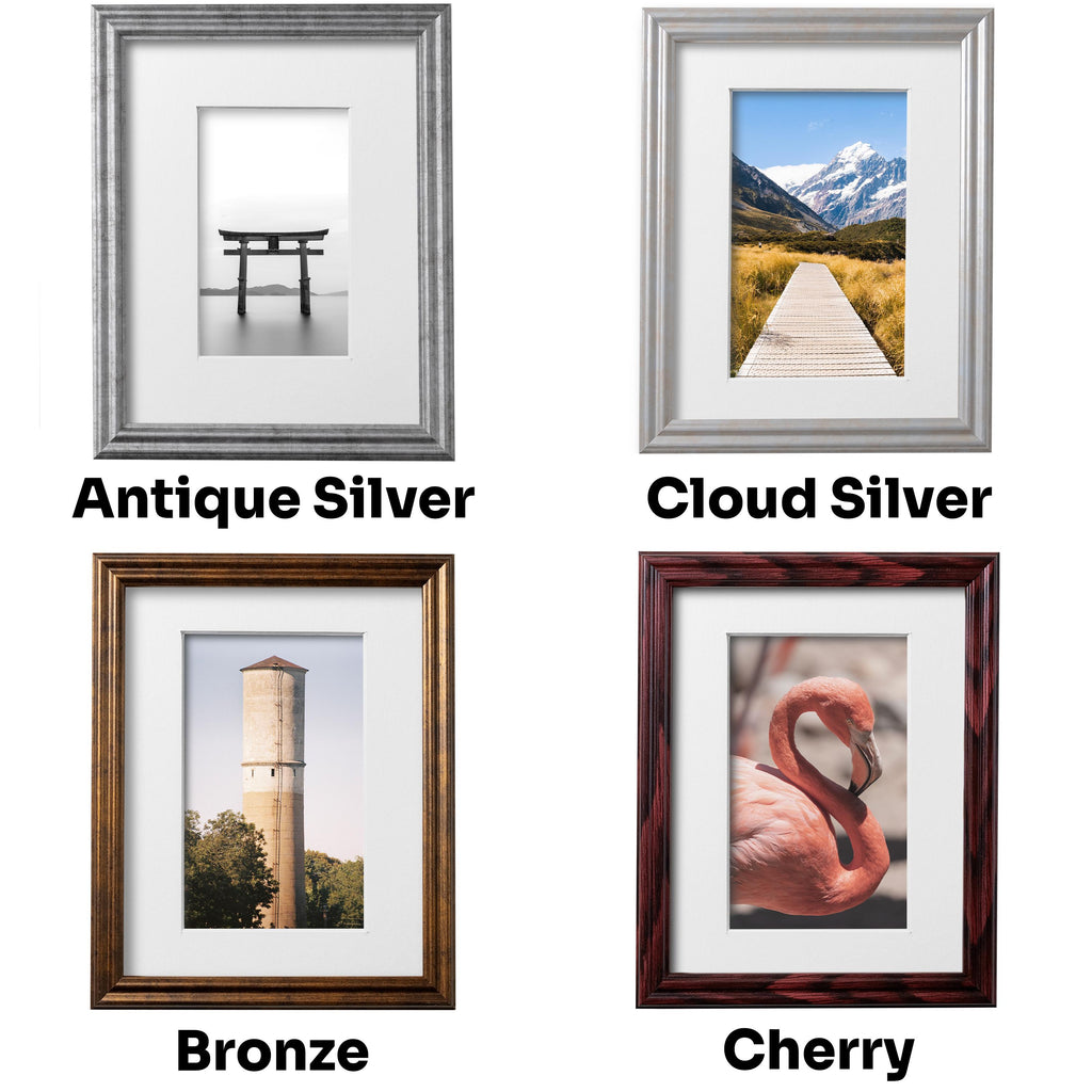 8x10 Picture Frame Matted to 5x7 (17 Colors), photo 3