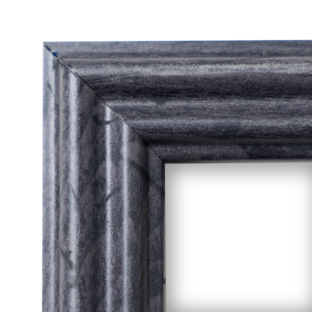 8x10 Distressed Gray Picture Frame Matted to 5x7, photo 4