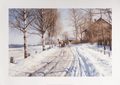 Winter Scene by Monsted art print