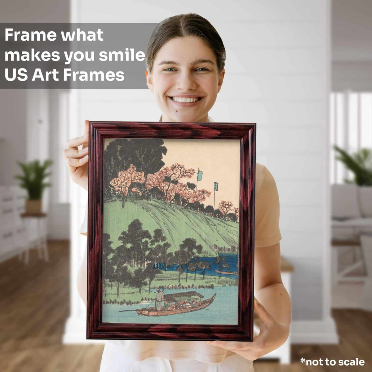 Cherry .75" Solid Wood Picture Frame, photo 4