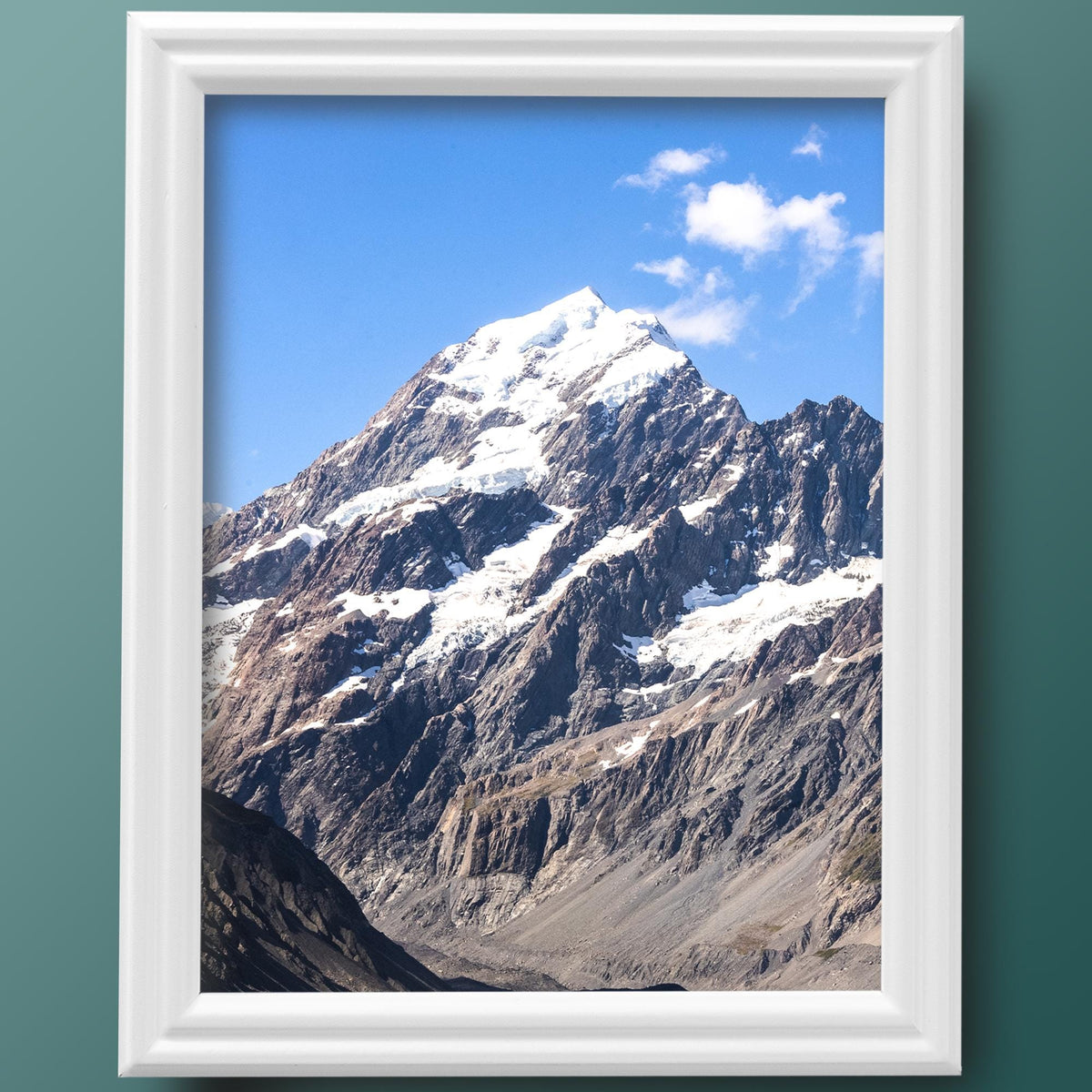8x10 White Picture Frame Matted to 5x7, photo 3
