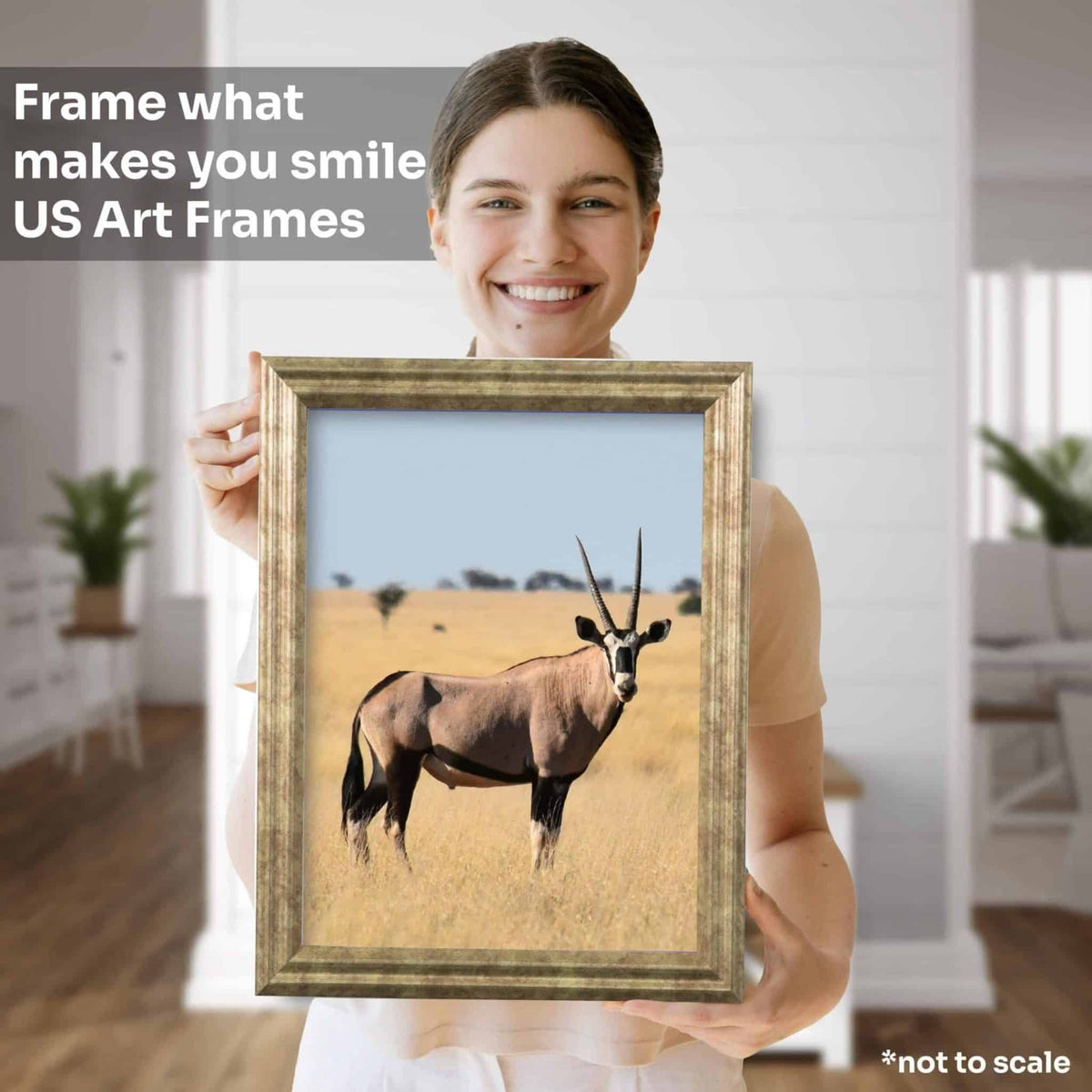 Desert Brass .75" Solid Wood Picture Frame, photo 5