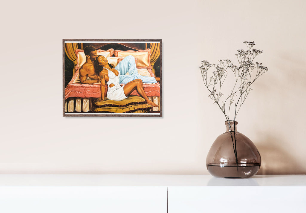 Pillow Talk by Mes'ij Art Print, photo 3