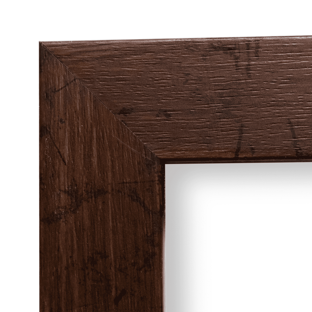 Distressed Mahogany 1" Flat Picture Frame, photo 2