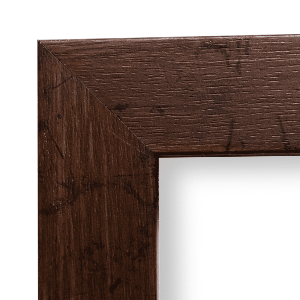 Distressed Mahogany 1" Flat Picture Frame, photo 2