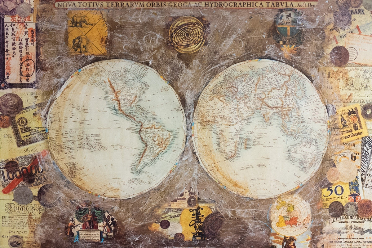 Globe Collage I art print