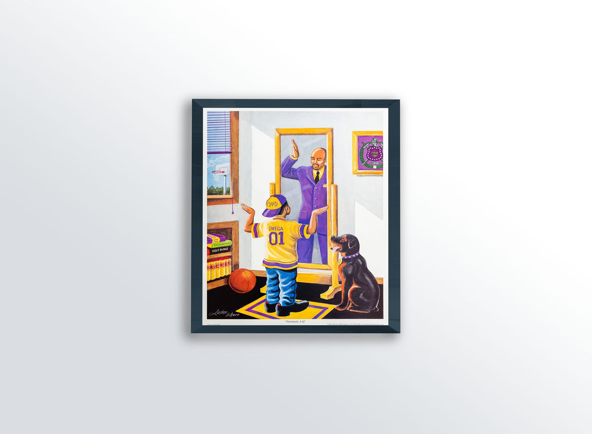 Definitely a Q by Lester Kern Art Print, photo 2
