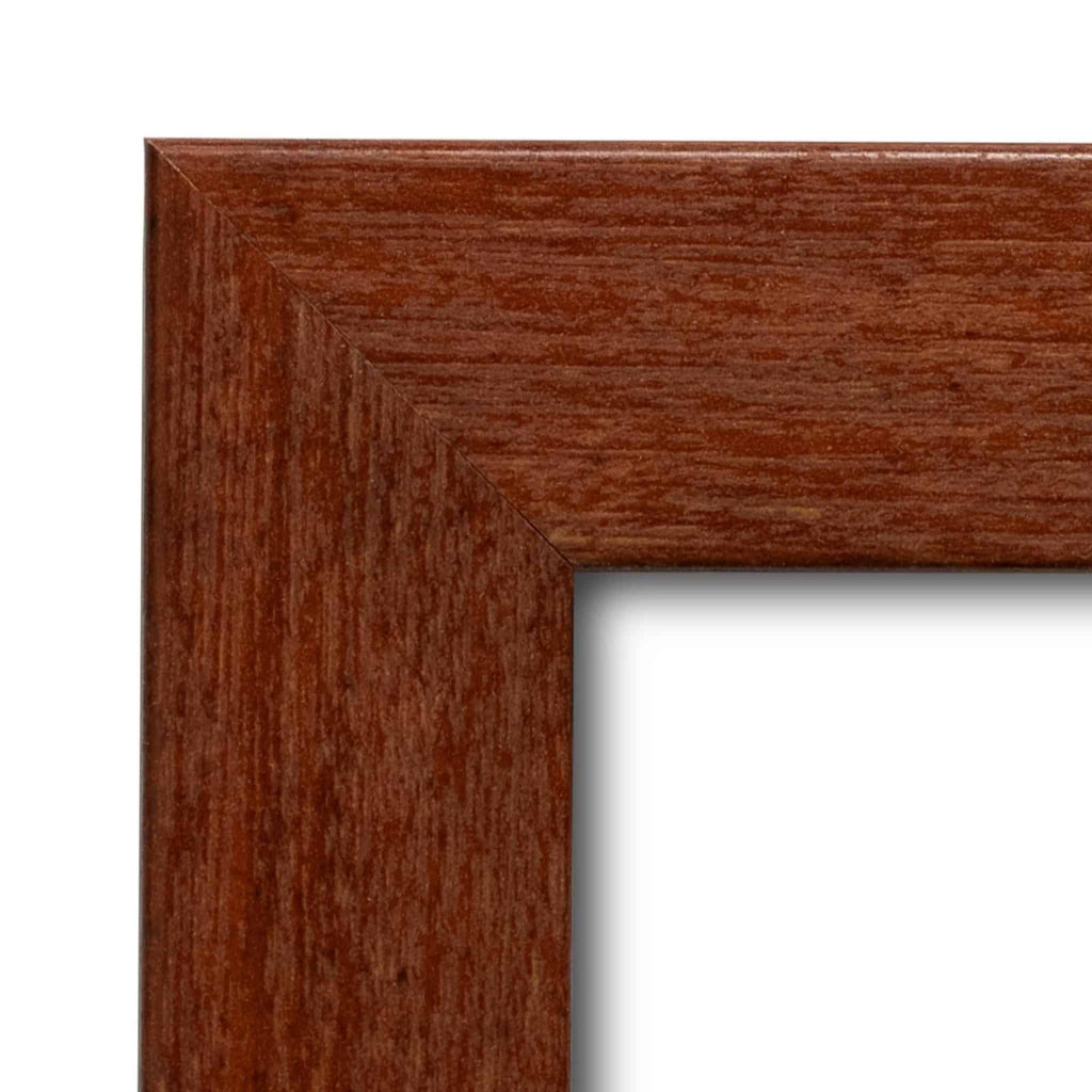 Country Walnut Brown 1" Flat Picture Frame, photo 2