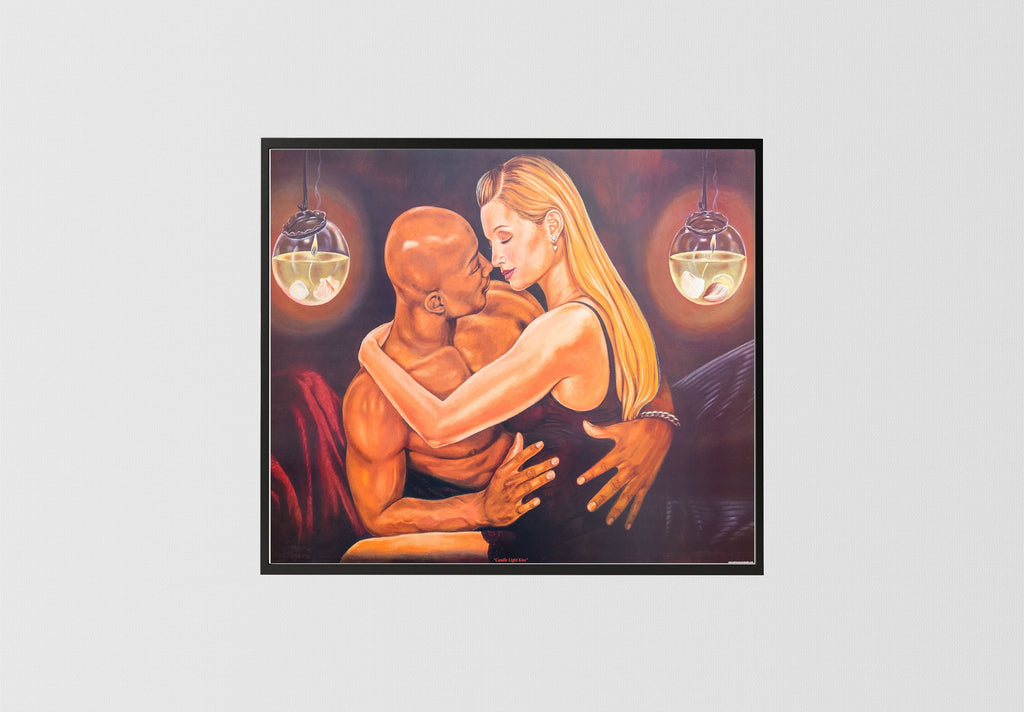 Candle Light Kiss by Johnny Meyers Art Print, photo 2