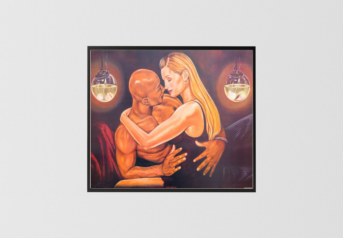 Candle Light Kiss by Johnny Meyers Art Print, photo 2