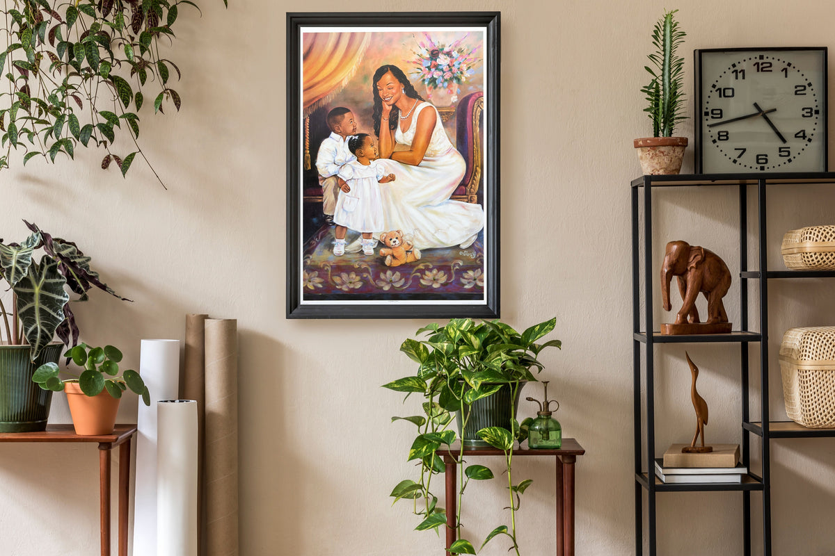 A Mother's Love by Mes'ij Art Print, photo 3