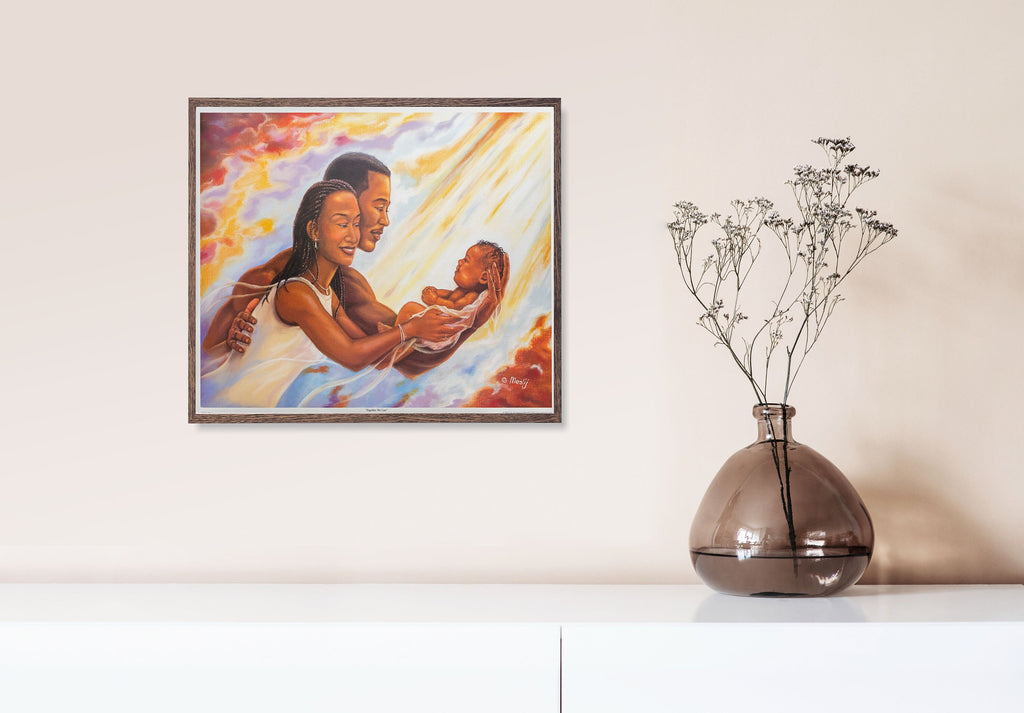 Together We Can by Mes'ij Art Print, photo 3