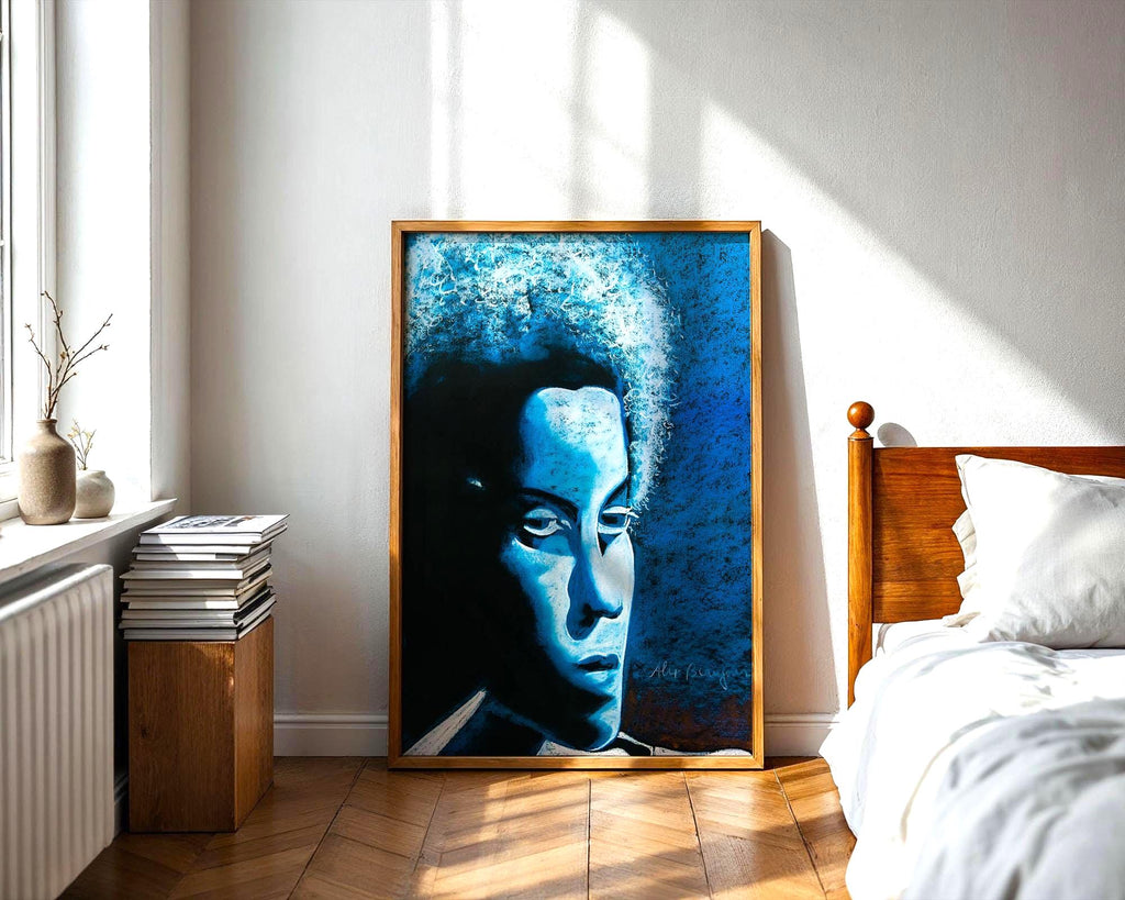 Moody Blue by Alix Beaujour Art Print, photo 2