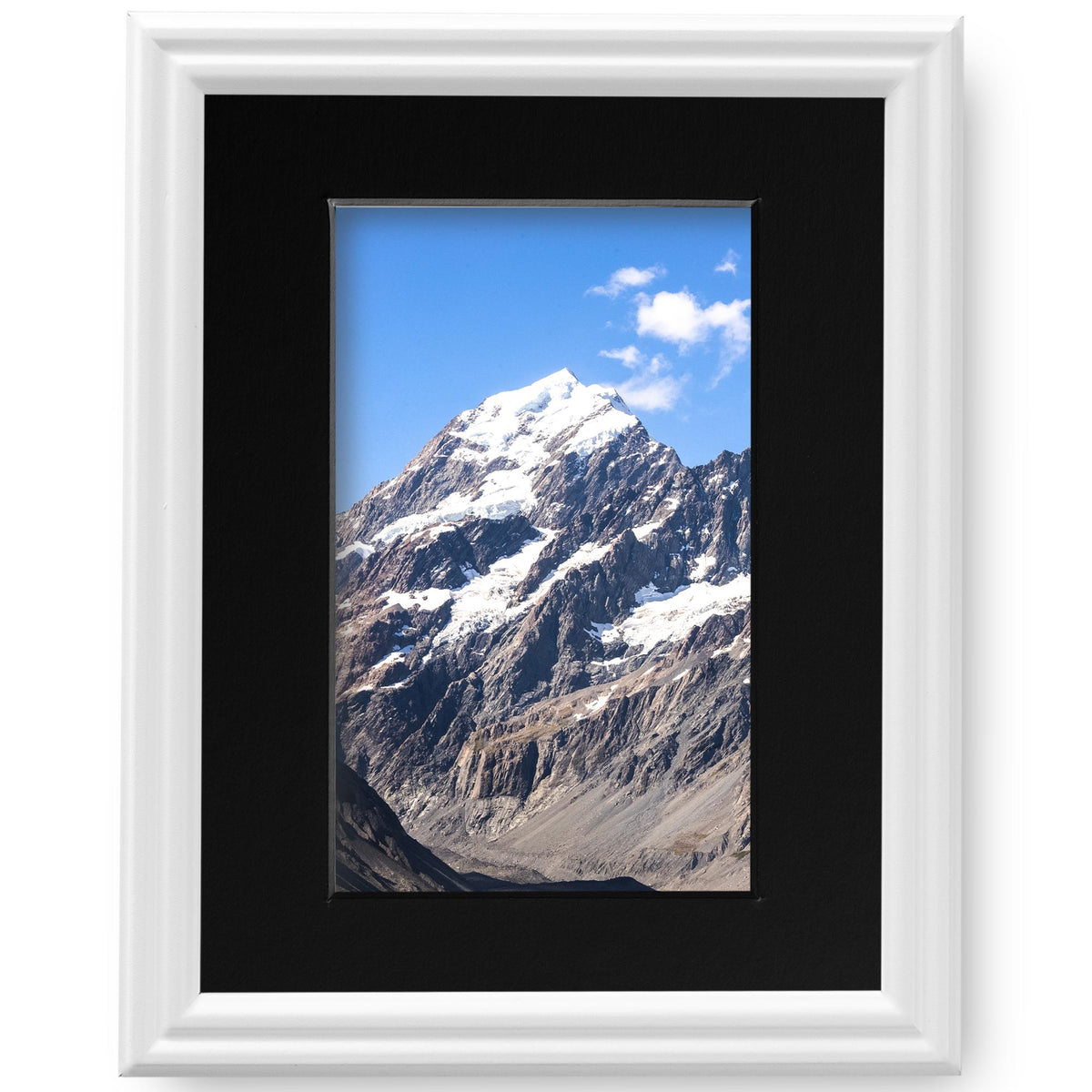 8x10 White Picture Frame Matted to 5x7, photo 2