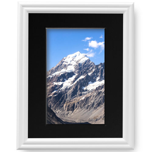 8x10 White Picture Frame Matted to 5x7, photo 2
