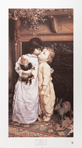 Under the Mistletoe by Ingre art print