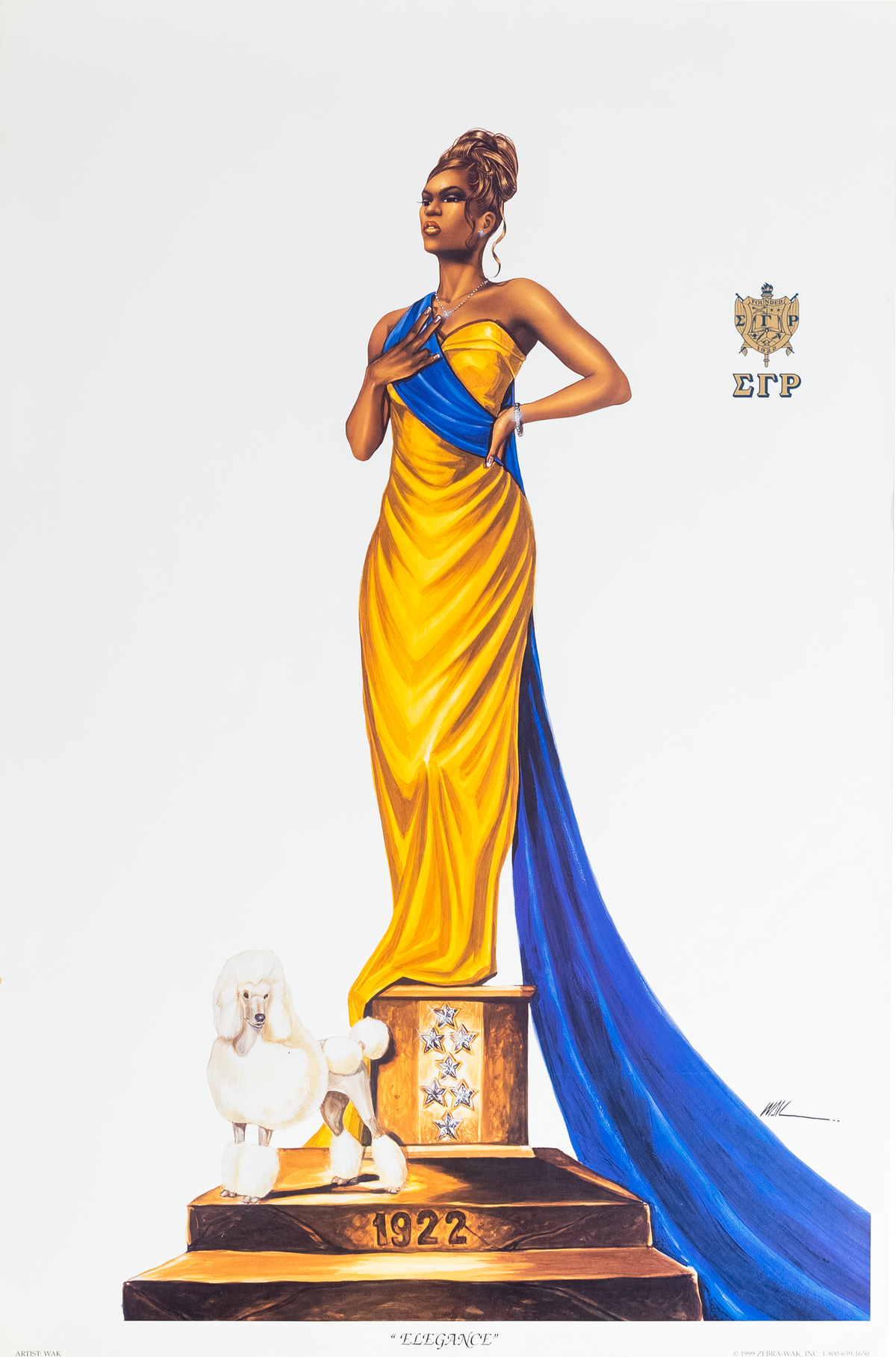 Elegance by Kevin A. Williams (WAK) Sigma Gamma Rho art print