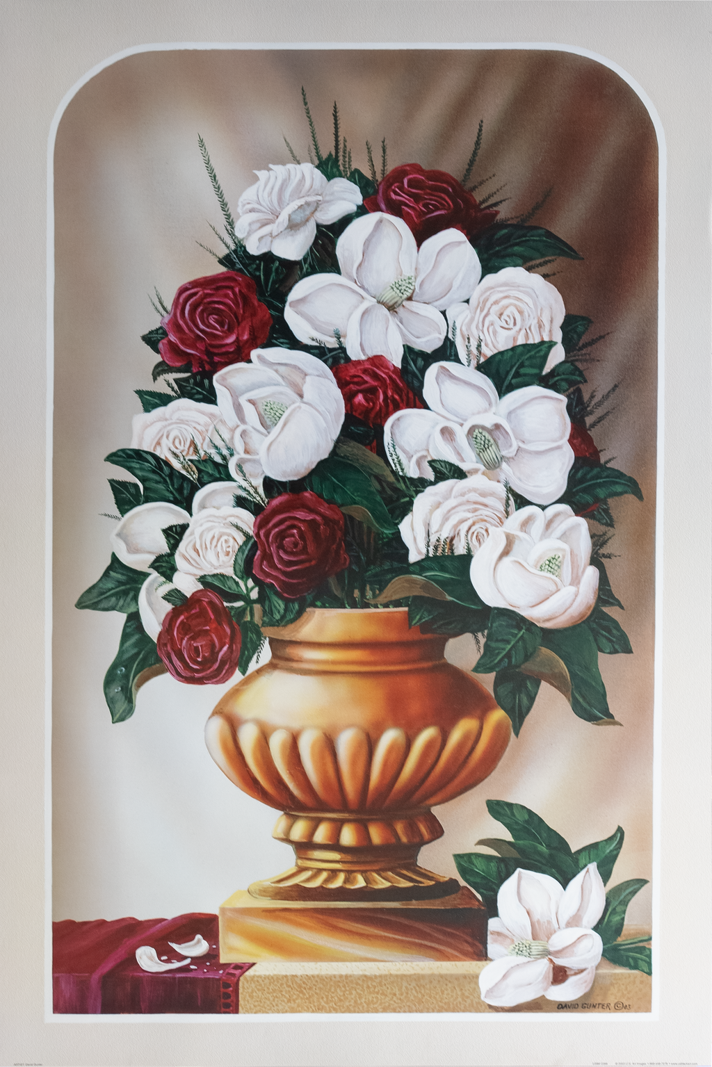 Magnolias II by David Gunter Art Print