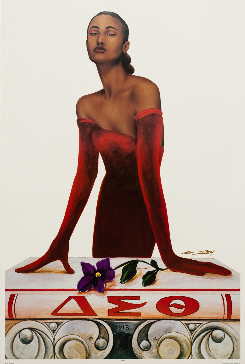 Violet by Gerald Ivey Art Print
