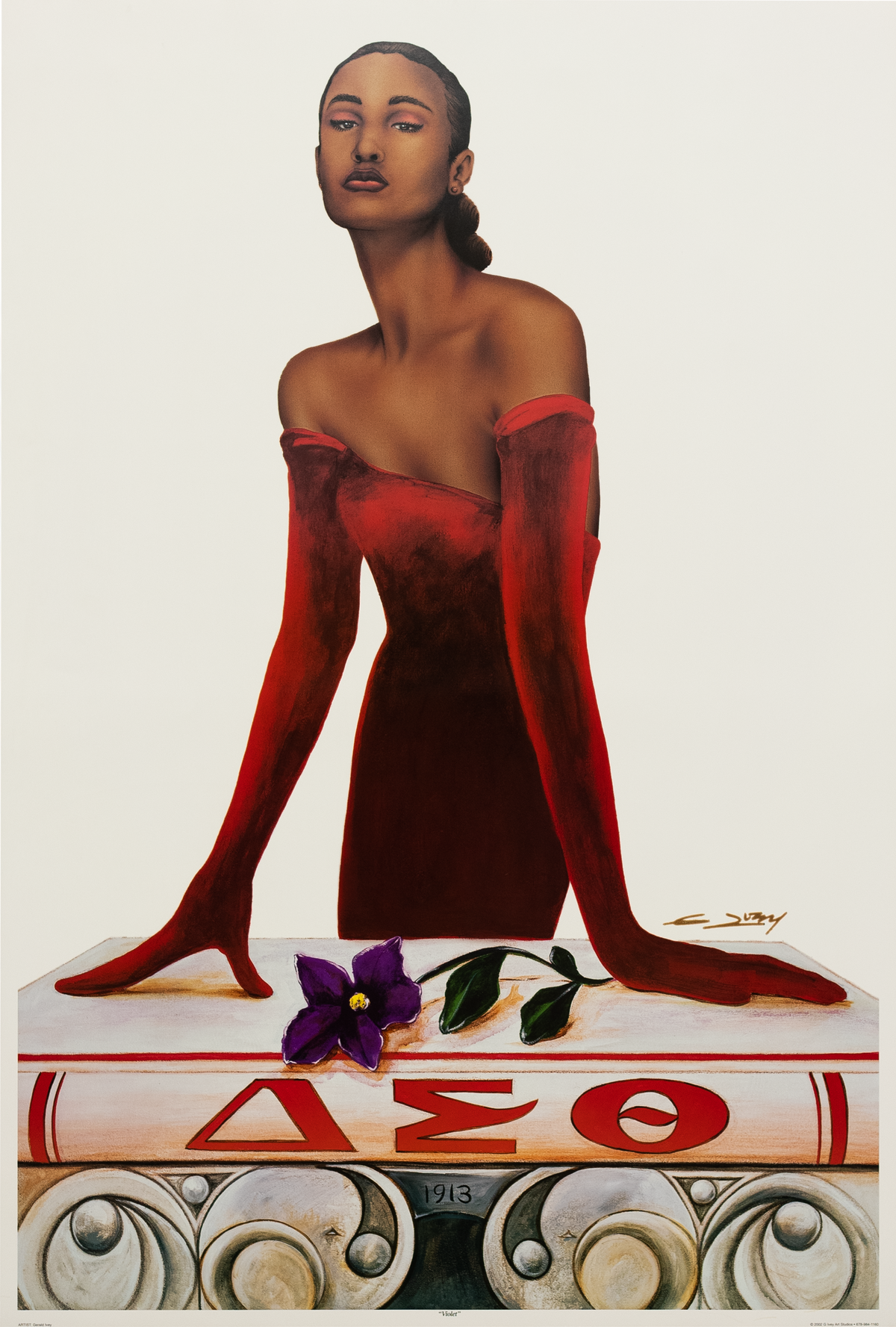 Violet by Gerald Ivey Art Print