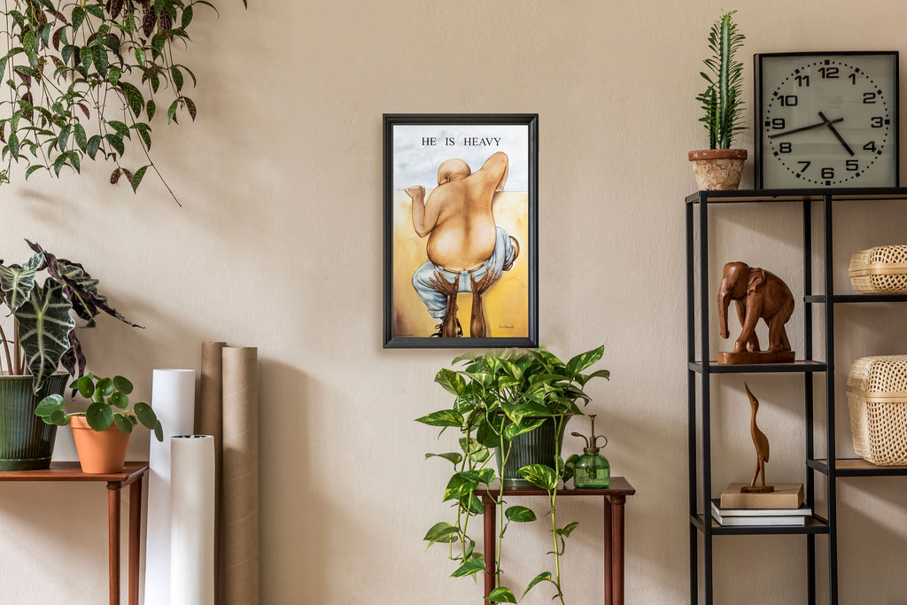 He is Heavy by Ben Melech Art Print, photo 3