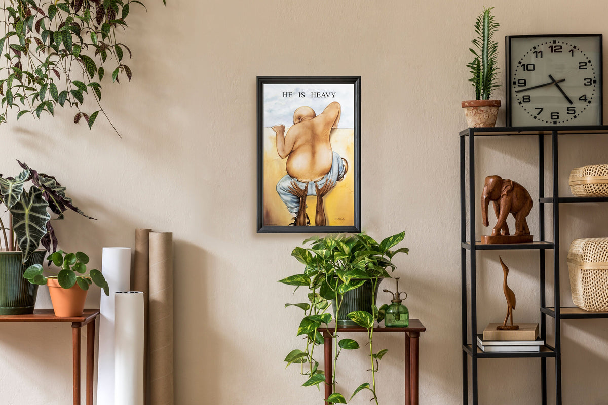 He is Heavy by Ben Melech Art Print, photo 3