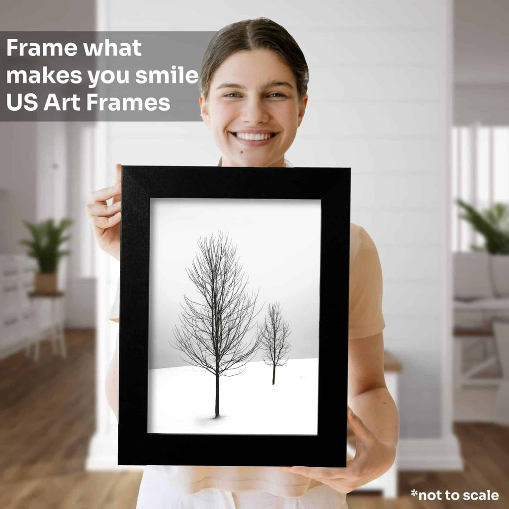 Black 1" Flat Picture Frame, photo 3