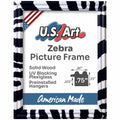 Zebra Print .75" Solid Wood Picture Frame