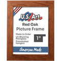 Red Oak 1" Flat Picture Frame
