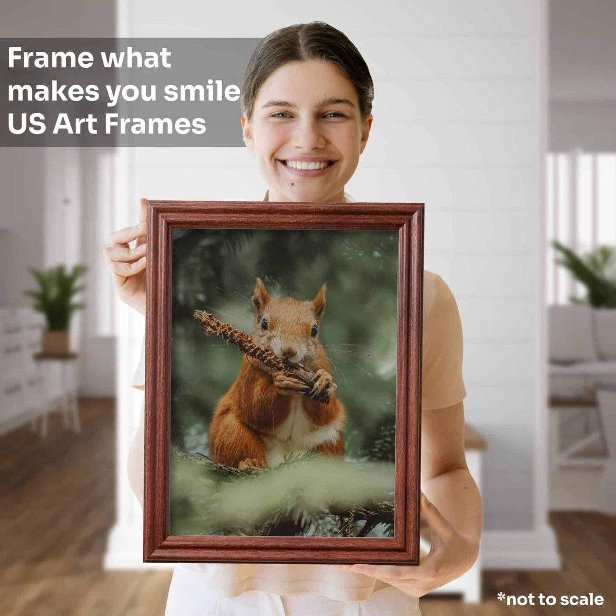 Walnut Brown .75" Solid Wood Picture Frame, photo 5