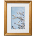 8x10 Honey Gold Picture Frame Matted to 5x7