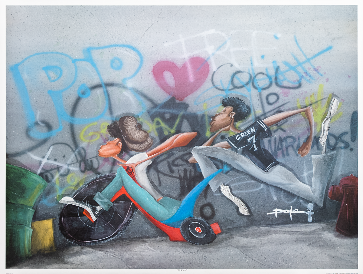 Big Wheel art print