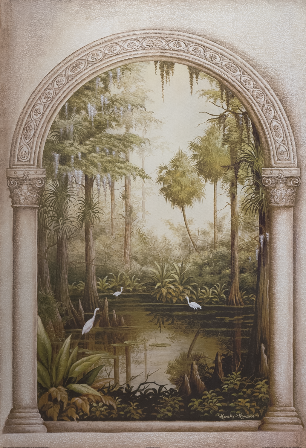 Crane Archway I art print