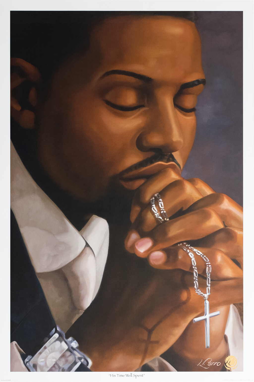 His Time Well Spent art print