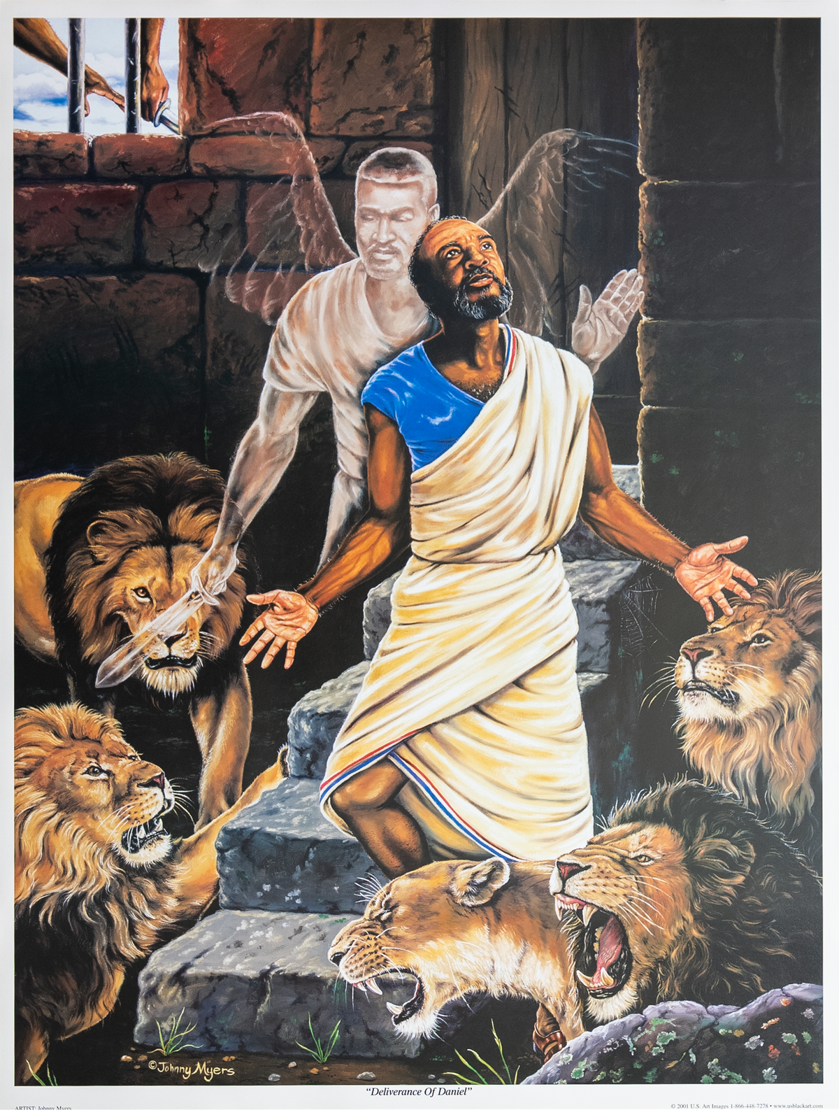 Deliverance of Daniel art print