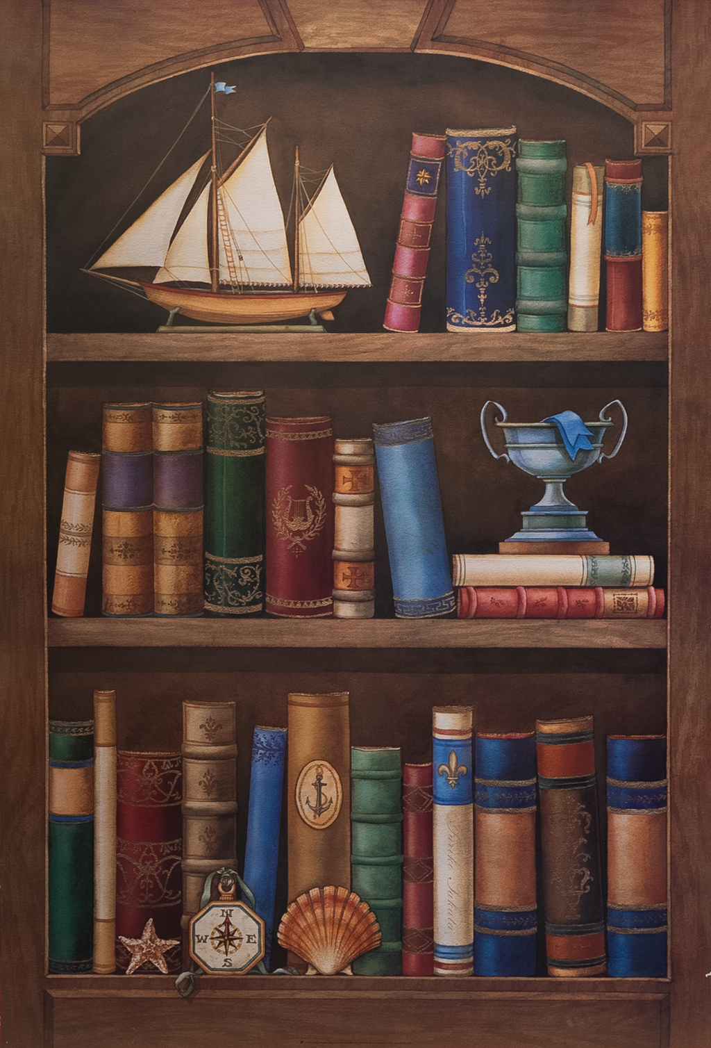 Literature I art print