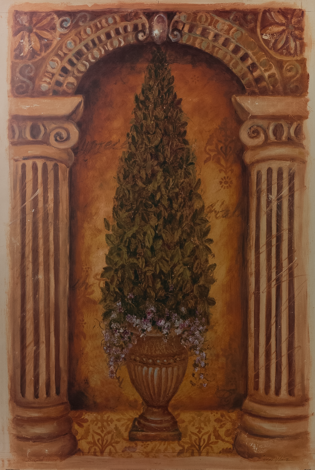 Boxwood Niche art print
