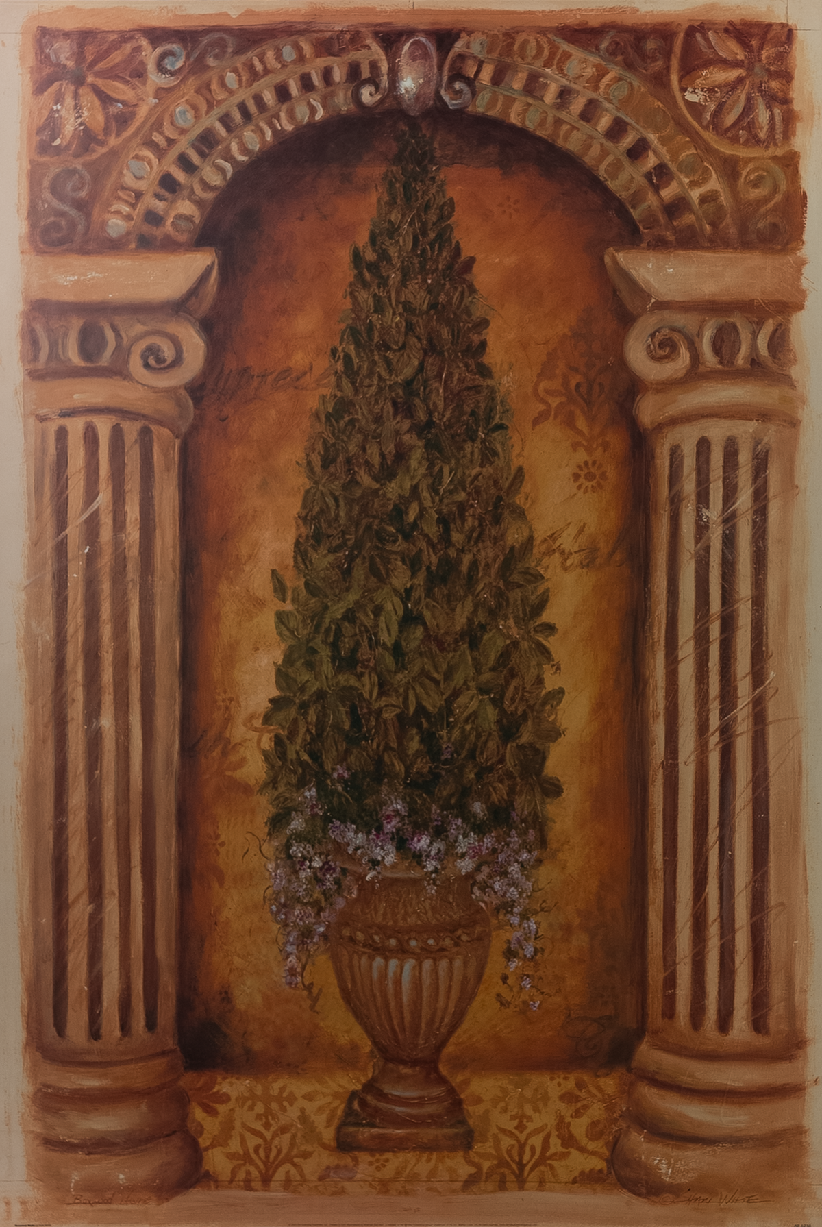 Boxwood Niche art print