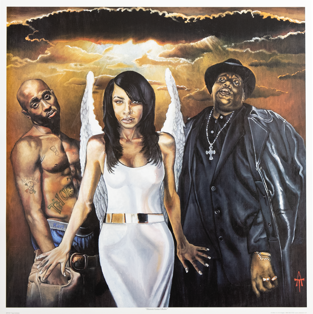 Heavens Gotta Ghetto art print
