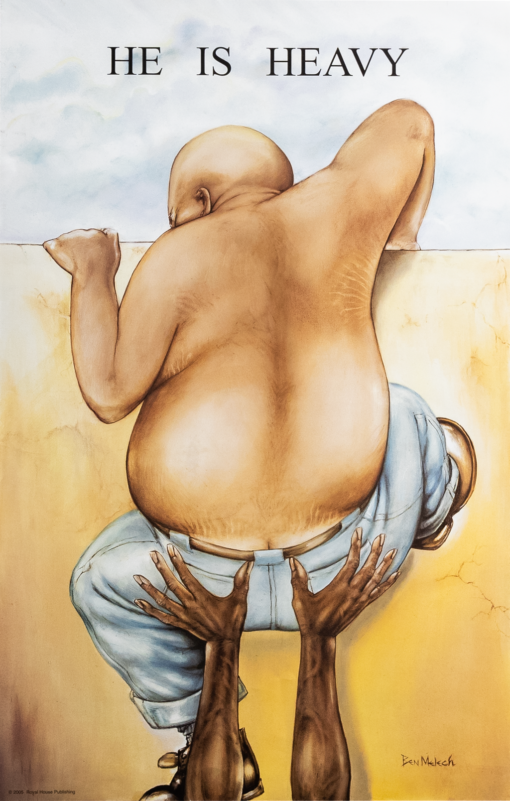 He is Heavy art print