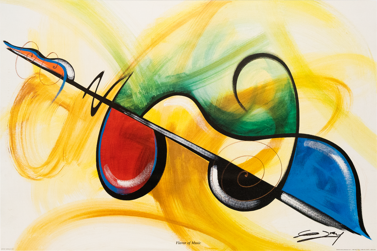 Flavor of Music art print